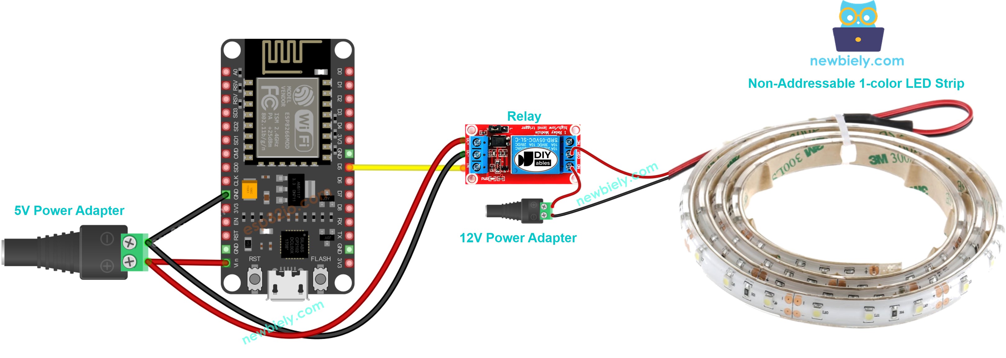 ESP8266 - LED 스트립 | ESP8266 - LED Strip