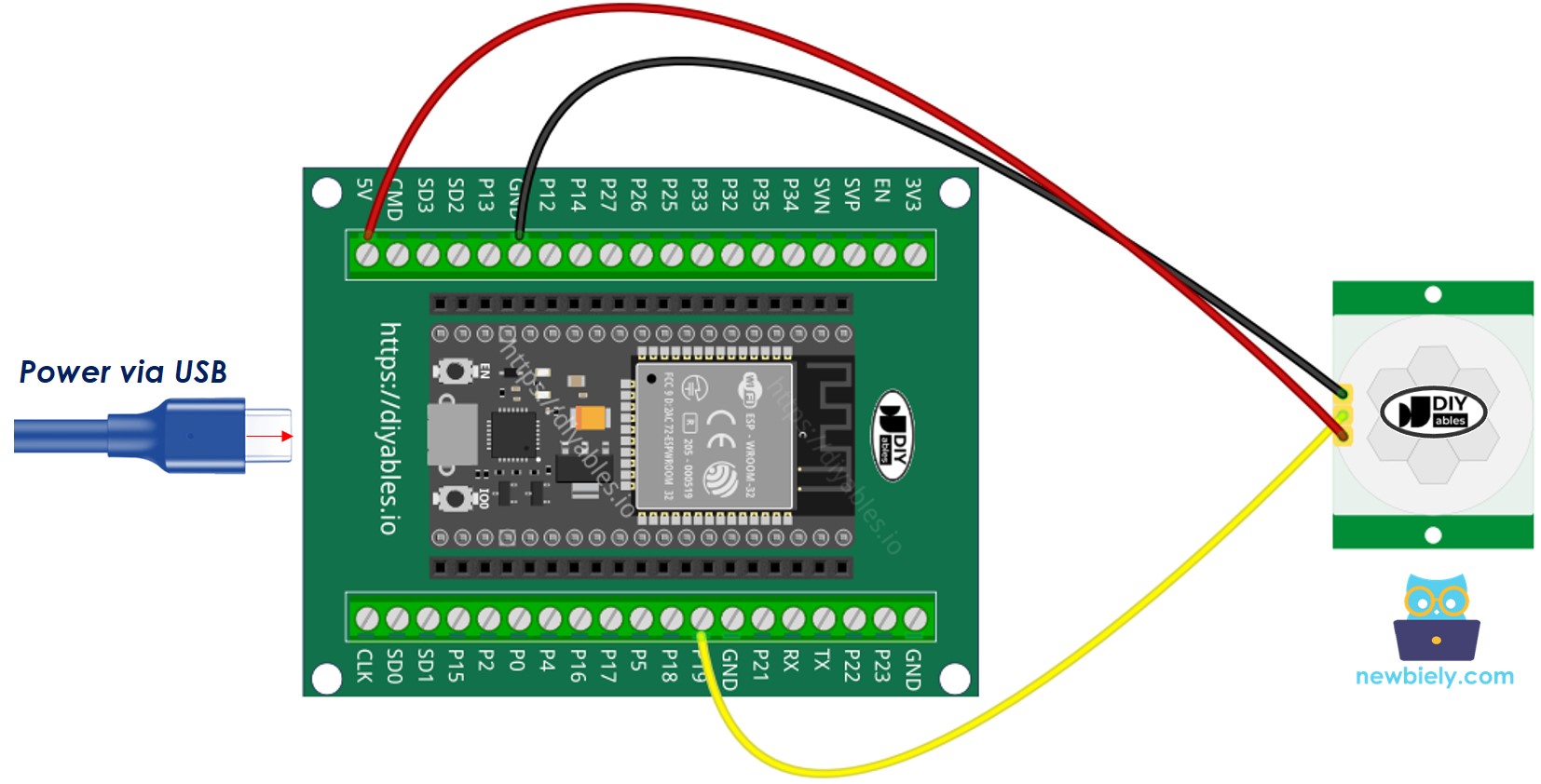 ESP32와 모션 센서를 연결하는 방법