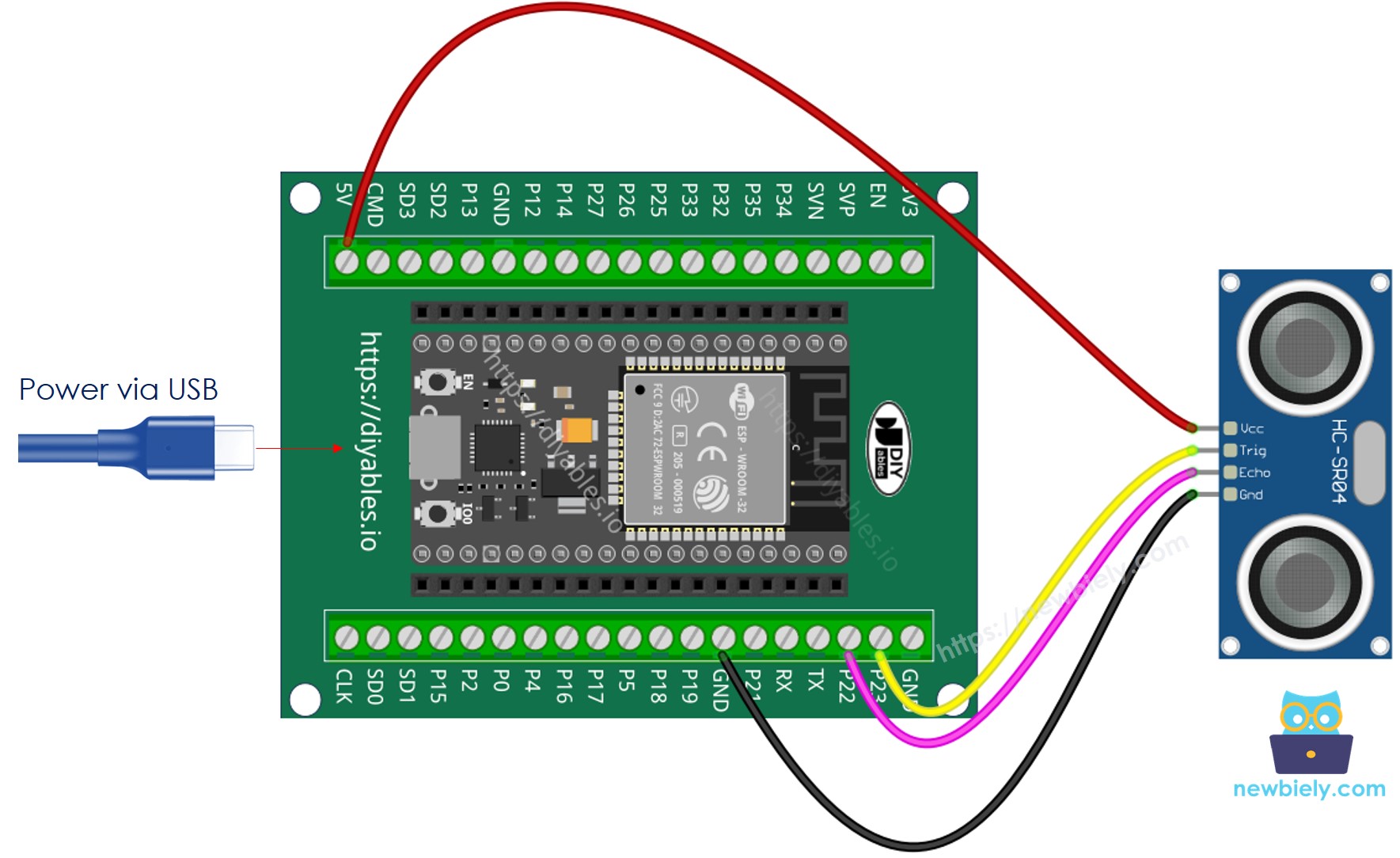 ESP32와 초음파 센서를 연결하는 방법