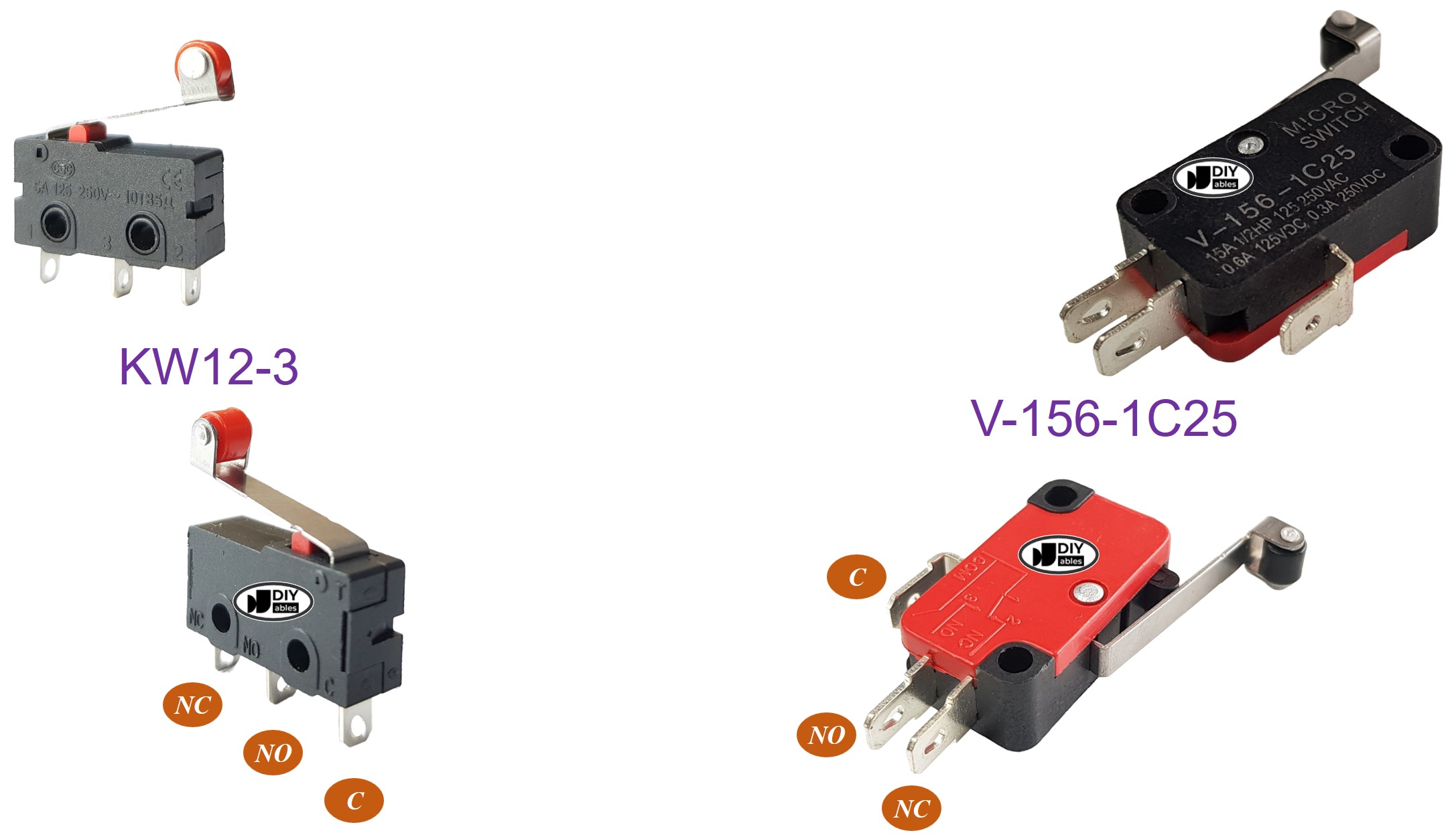 Limit Switch Pinout