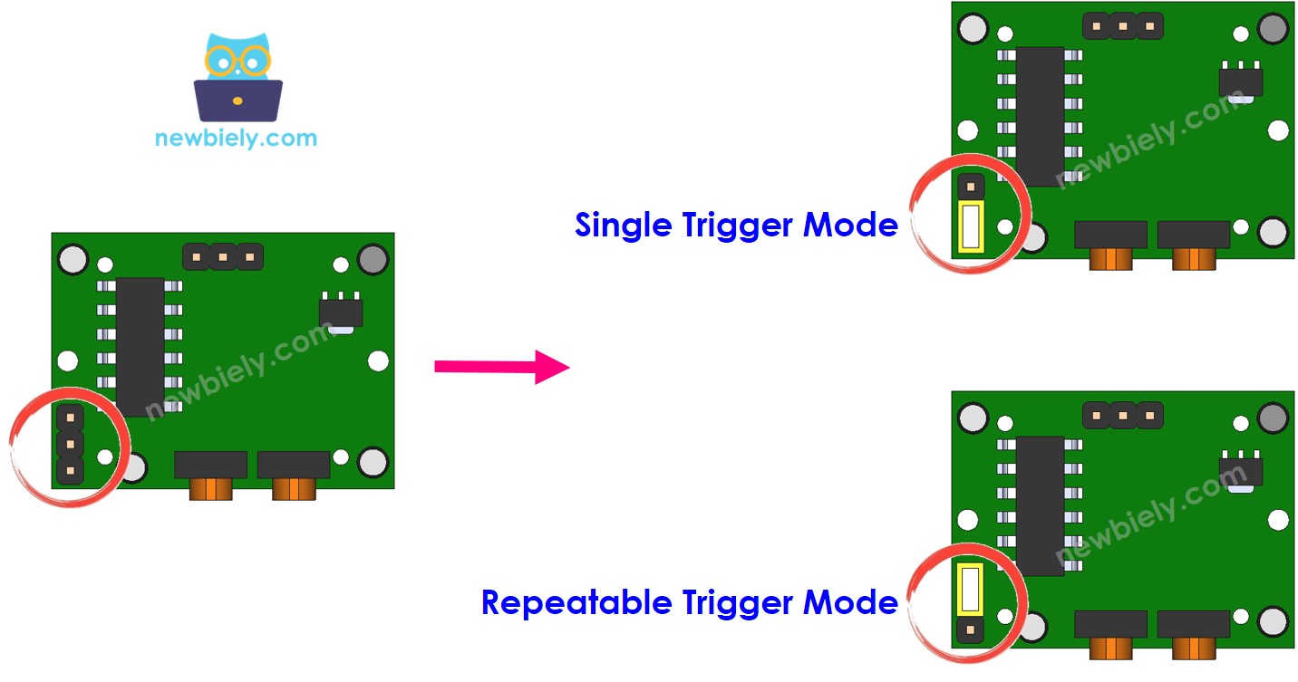 motion sensor trigger selection