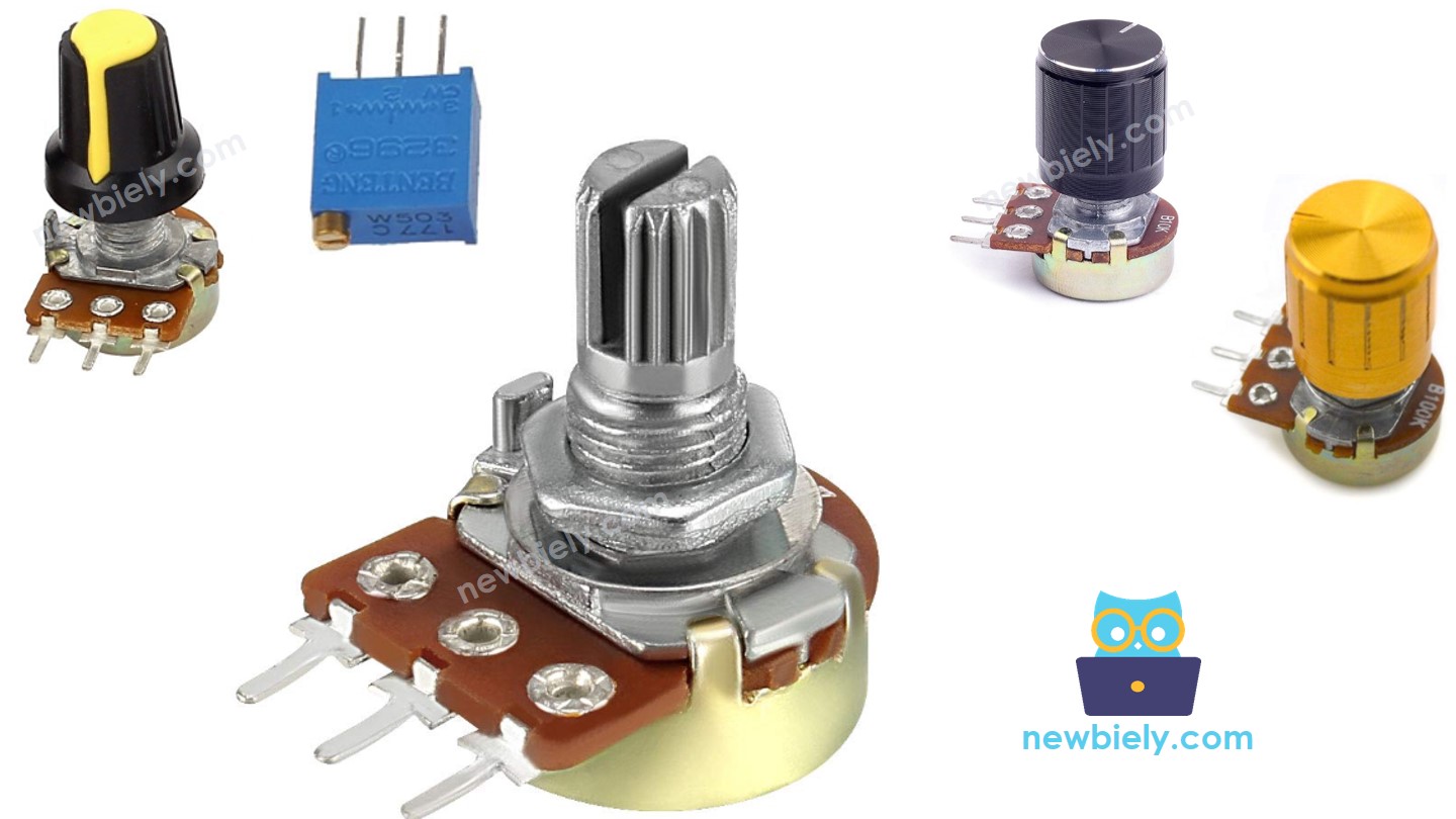 Potentiometer pinout