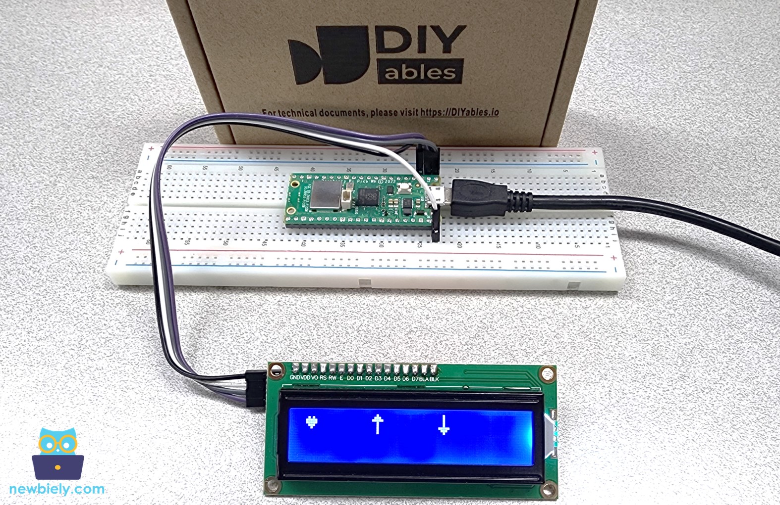 lcd 다중 사용자 정의 문자