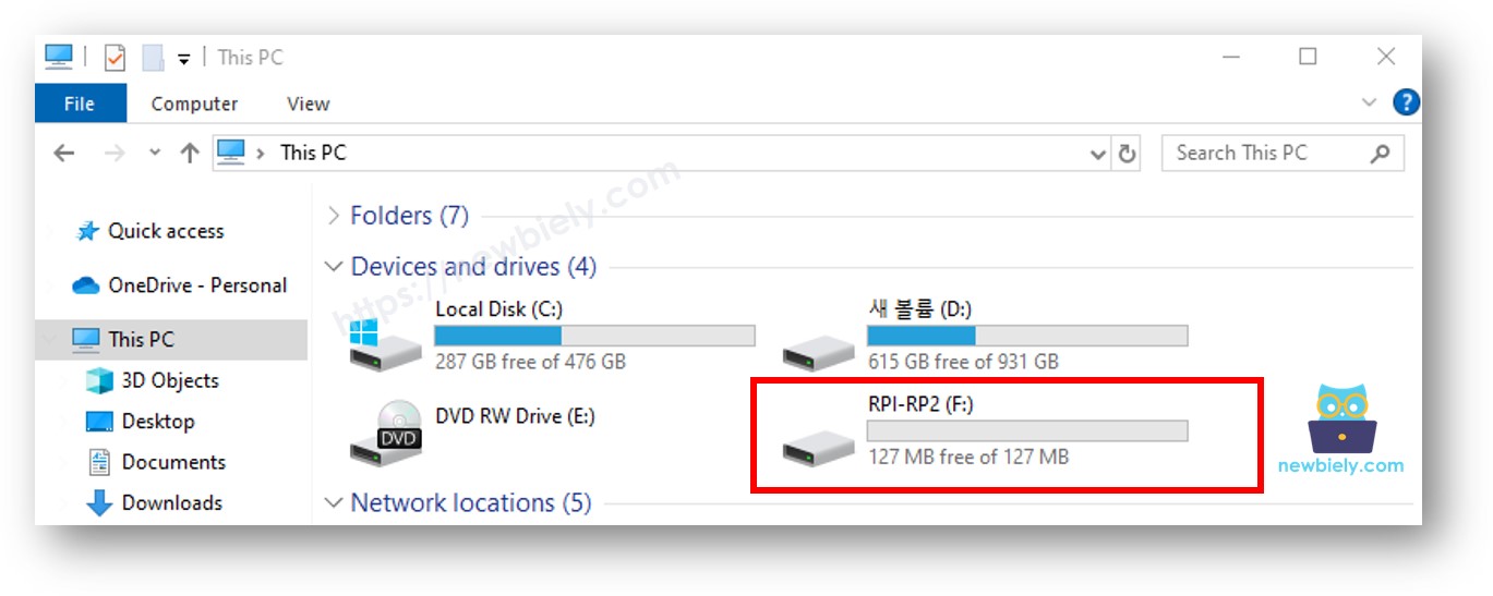 라즈베리 파이 피코 rpi-rp2